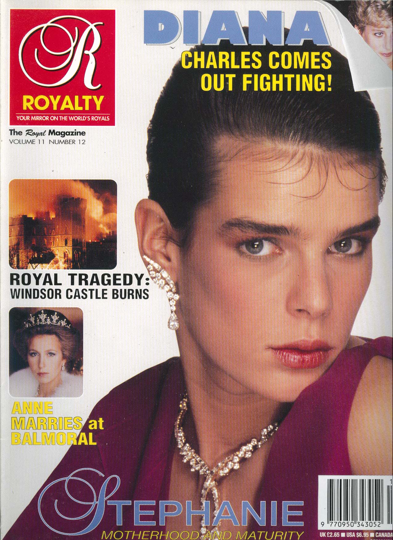 Image for ROYALTY MONTHLY Diana Stephanie Anne Balmoral Windsor Castle 8 1992