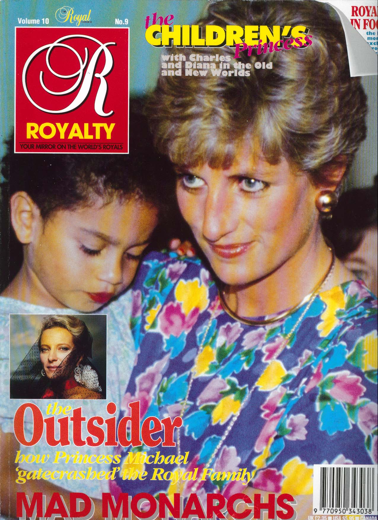 Image for ROYALTY MONTHLY Princess Michael Diana & Children 6 1991