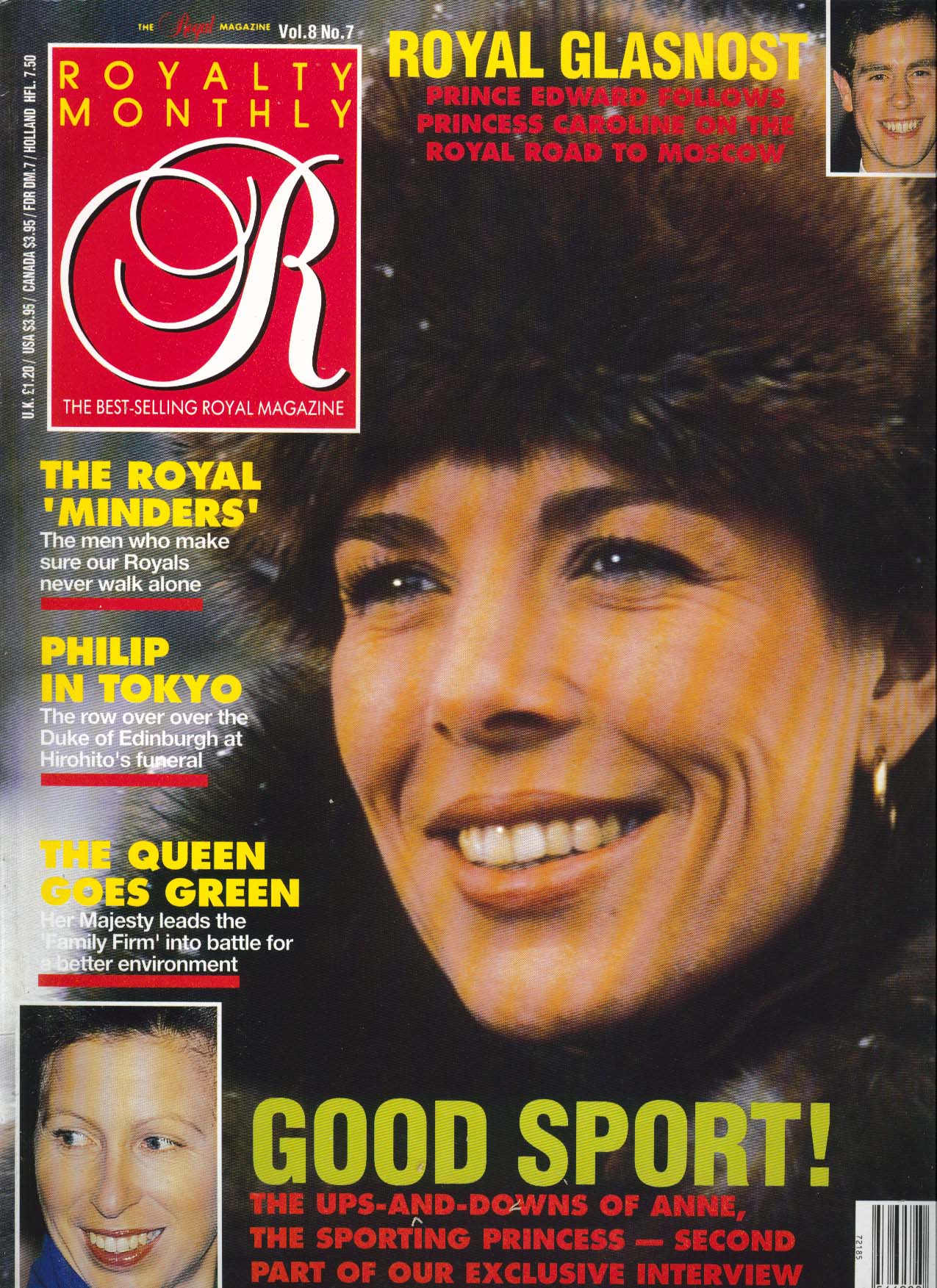 Image for ROYALTY MONTHLY Prince Edward Princess Caroline Glastnost Philip Tokyo 4 1989