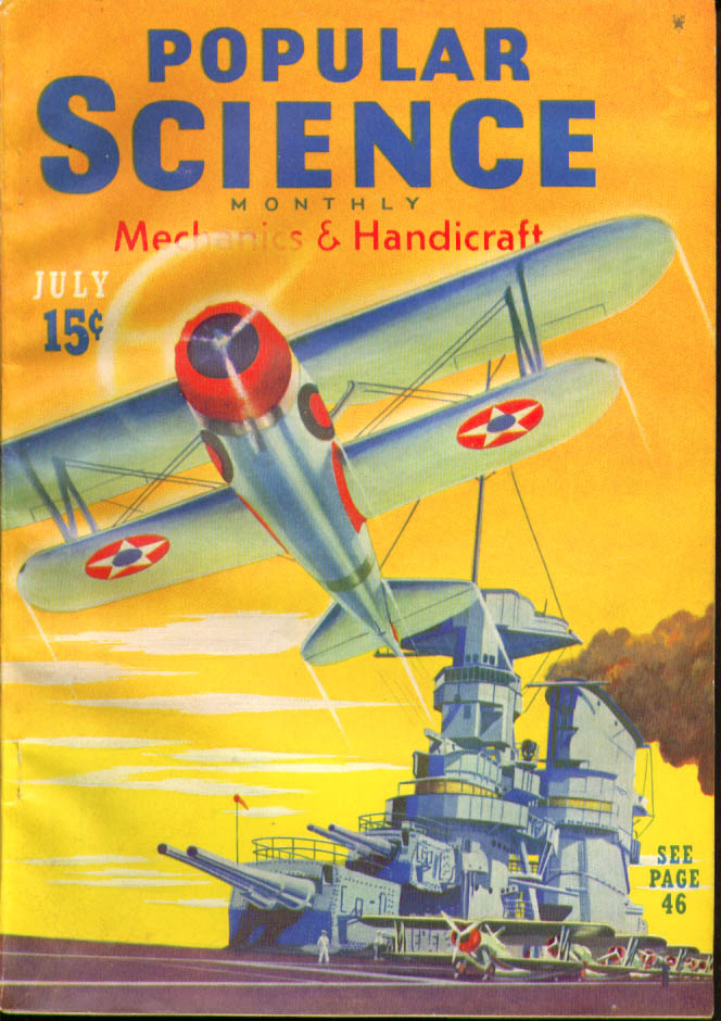 Image for POPULAR SCIENCE Taming Lions with Drugs Expert Driving & Diving Edison 7 1940
