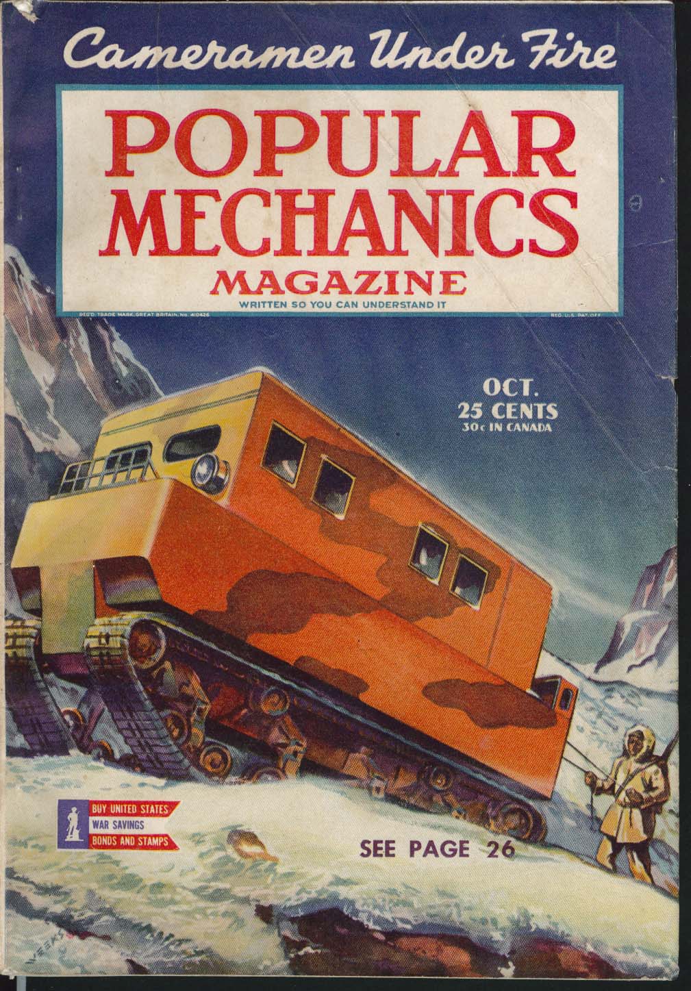 Image for POPULAR MECHANICS Paul Healy Combat Cameramen Post-War Television ++ 10 1944