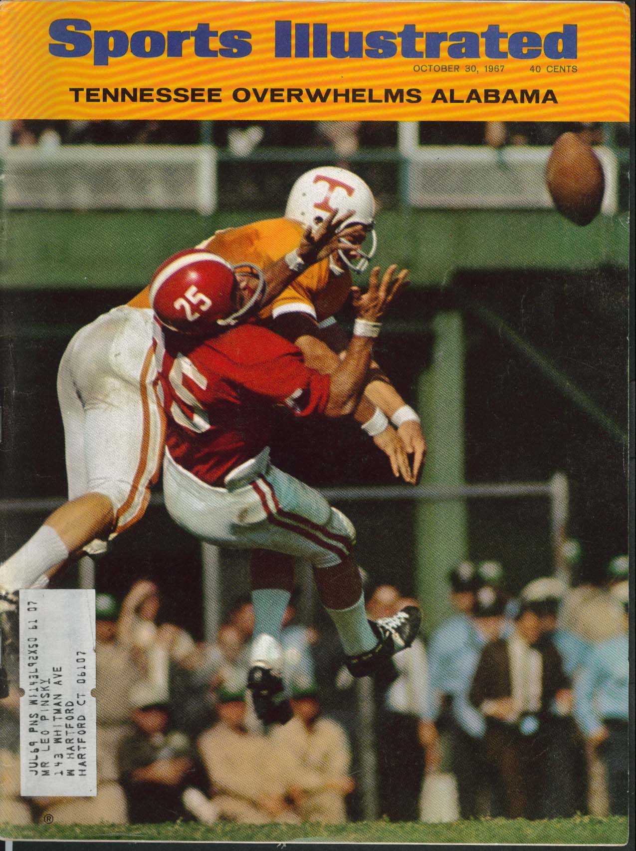 Image for SPORTS ILLUSTRATED Bart Starr Marc Simont Paul Hahn Grand Prix 10/30 1967