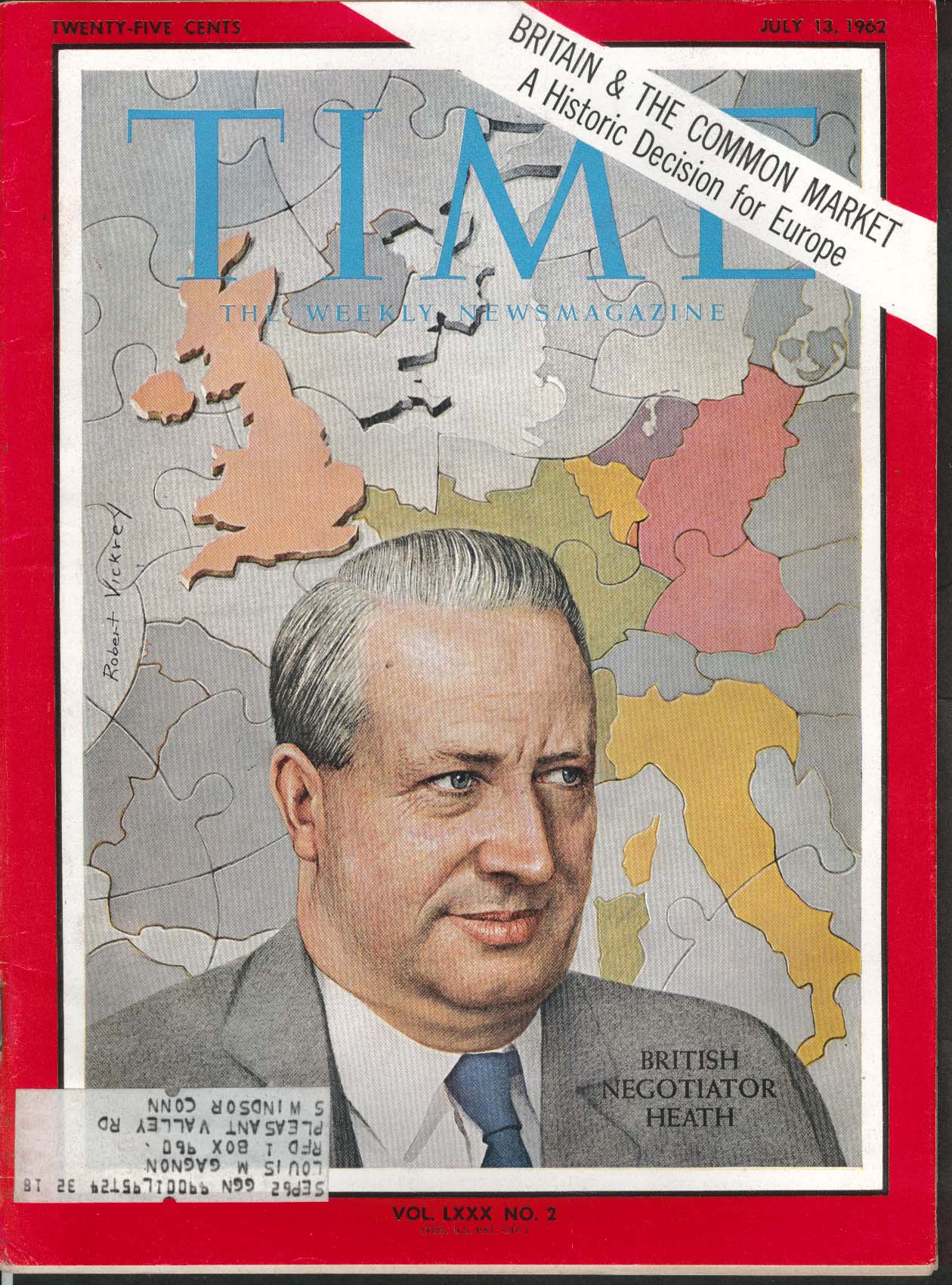 Image for TIME National Guard Training De Gaulle American Influence Across World 7/13 1962