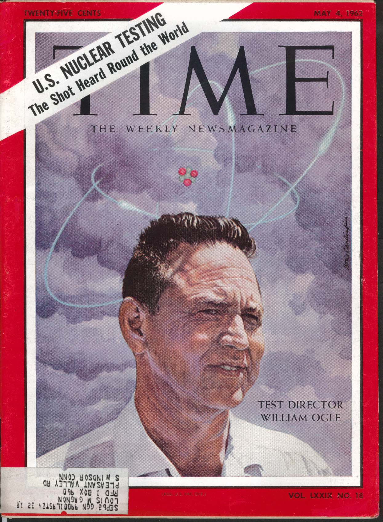 Image for TIME William Ogle Copenhagen Protests Atomic & Hydrogen Bombs Iraq Kurd 5/4 1962