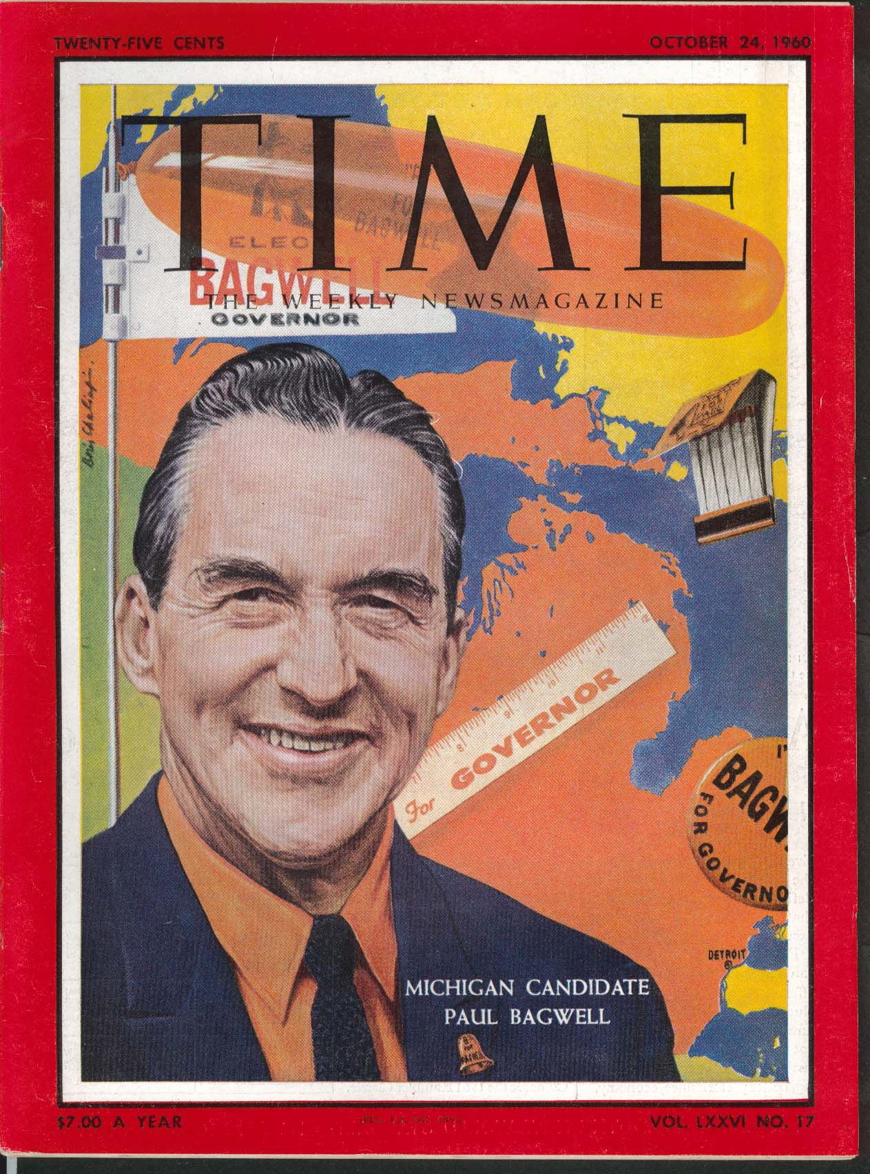 Image for TIME Paul Bagwell Khrushchev Japan Asanuma Yamaguchi Assassin Cuba 10/24 1960