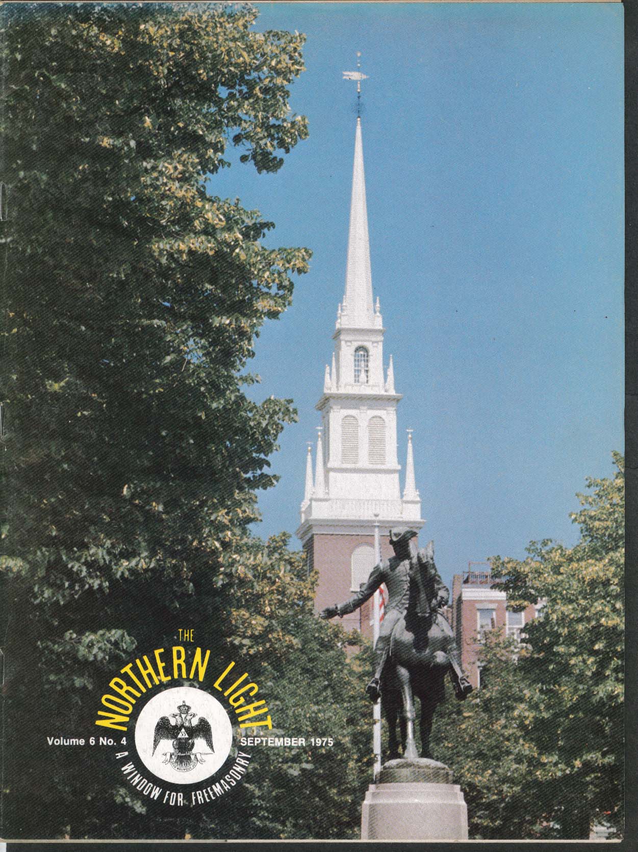 Image for NORTHERN LIGHT Vol 6 #4 John Dunlap DeMolay Freemasonry 9 1975