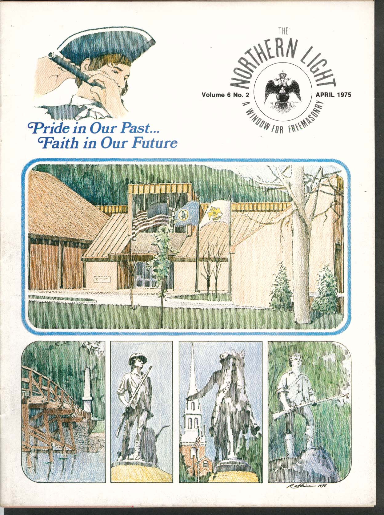 Image for NORTHERN LIGHT Vol 6 #2 Paul Revere Masonic Washington LaFayette 4 1975