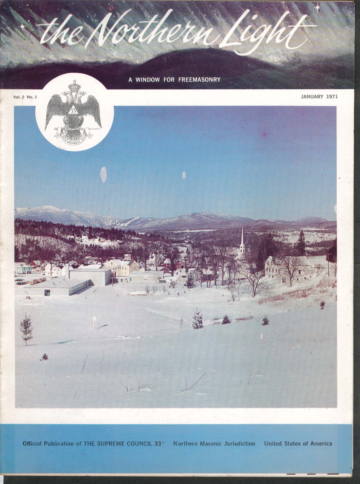 Image for NORTHERN LIGHT Vol 2 #1 York Rite Astronomy and Masonry Lingle Williams 1 1971