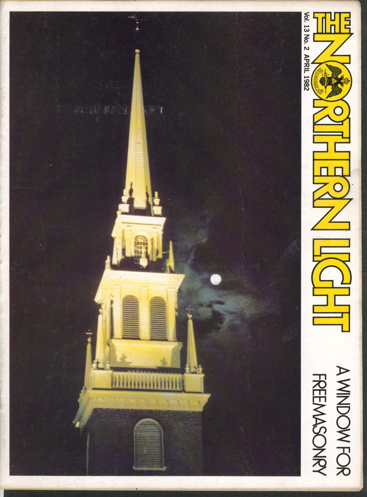 Image for NORTHERN LIGHT Vol 13 #2 Old North Church Endorphins Michigan Masons 4 1982