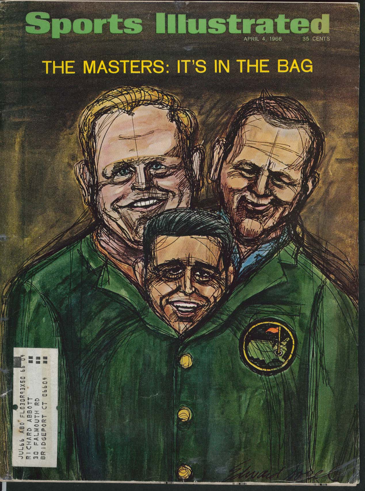 Image for SPORTS ILLUSTRATED Koufax Drysdale Walter O'Malley William Eckert ++ 4/4 1966