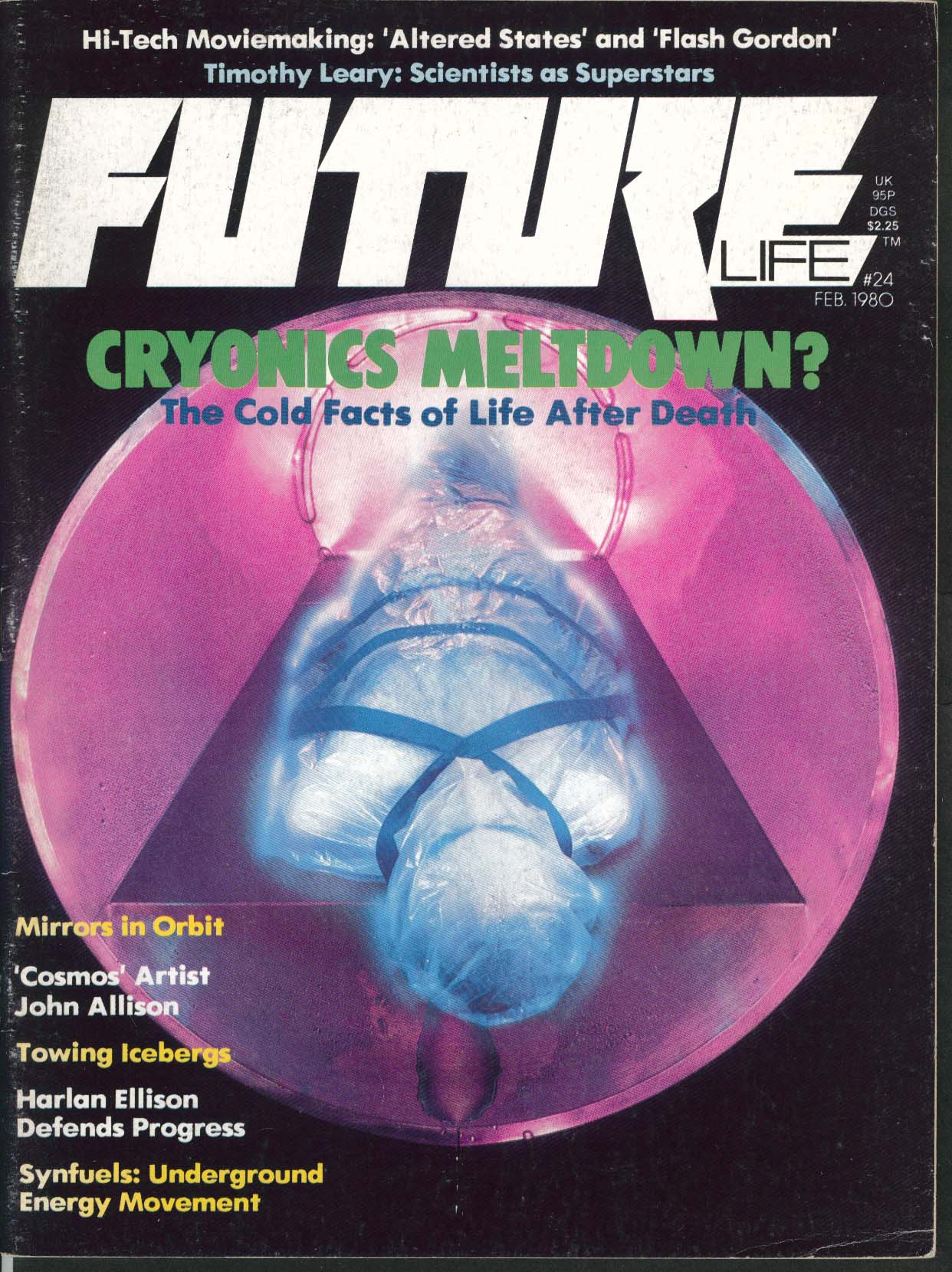 Image for FUTURE LIFE #24 Cryonics Altered States Flash Gordon Timothy Leary ++ 2 1980