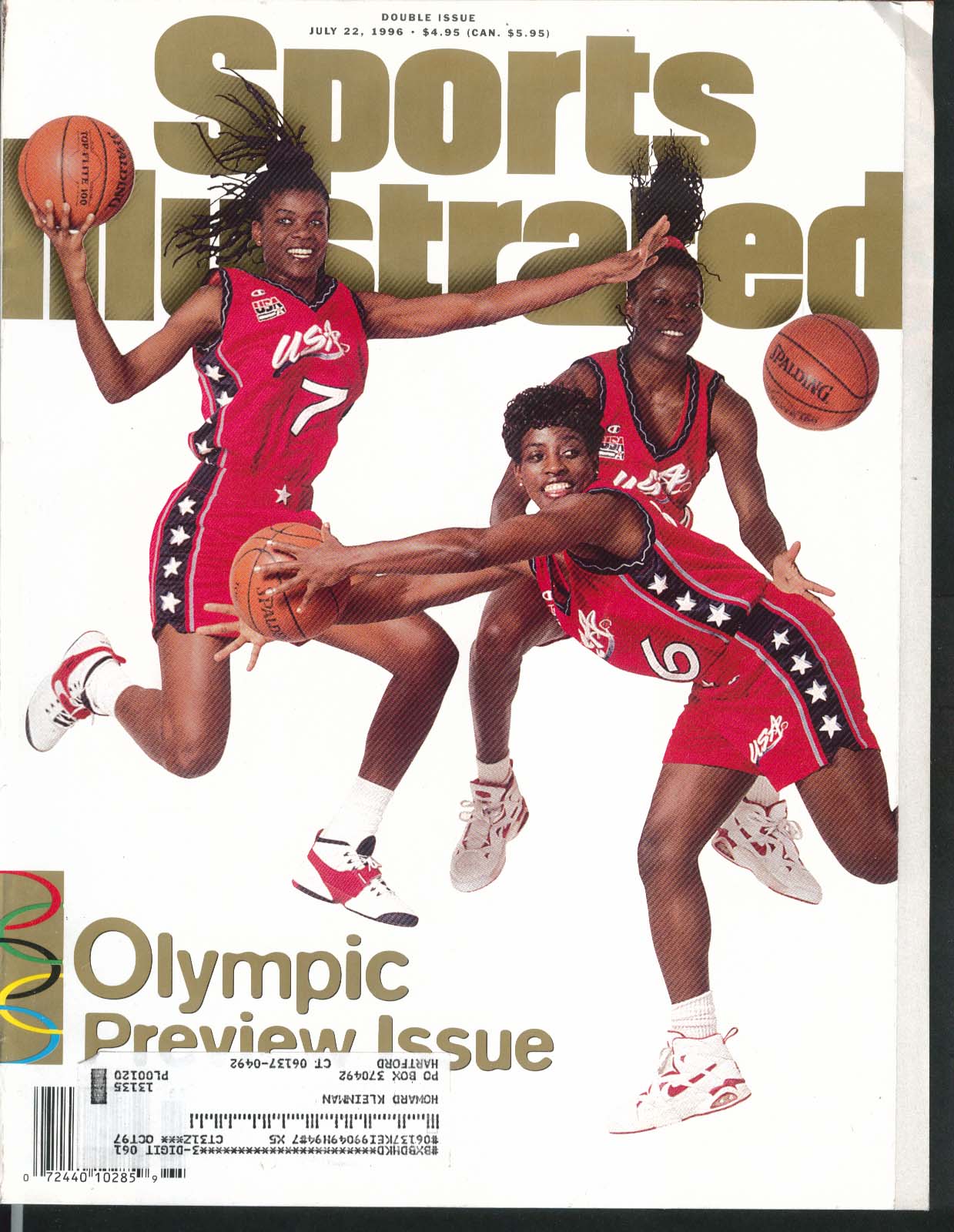 SPORTS ILLUSTRATED Olympics Michael Johnson Dominique ...